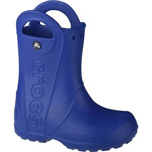 Modré dětské holínky Crocs Handle It Rain Boot Kids 12803-4O5 Velikost: ONE SIZE