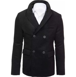 Černý pánský kabát CX0433 Velikost: XL