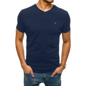 Tmavě modré tričko s výstřihem RX5352 Velikost: 2XL