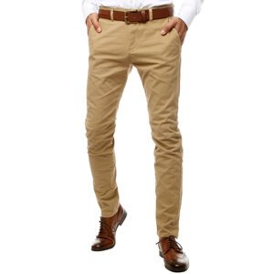 Béžové pánské chino kalhoty UX4061 Velikost: 29