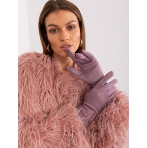 Fialové elegantní rukavice AT-RK-239507.61P-viollet Velikost: L/XL