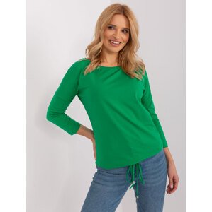 Zelené tričko s 3/4 rukávem RV-BZ-4691.49-green Velikost: L