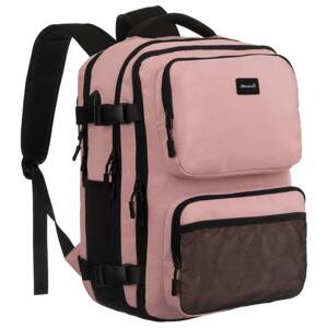 Himawari světle růžový cestovní příruční batoh [DH] 2301-01 Velikost: ONE SIZE