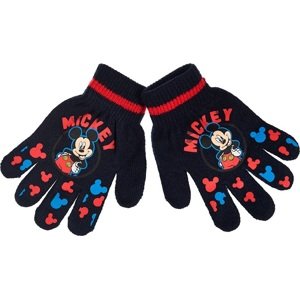 Mickey Mouse tmavě modré chlapecké rukavice Velikost: ONE SIZE