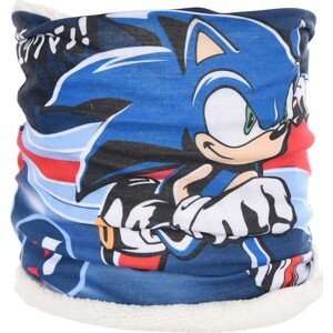 Sonic modrý teplý chlapecký nákrčník Velikost: ONE SIZE