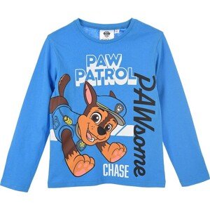 Modré chlapecké tričko Paw Patrol - Chase s dlouhým rukávem Velikost: 116