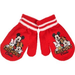 Minnie Mouse červené palčákové rukavice Velikost: ONE SIZE