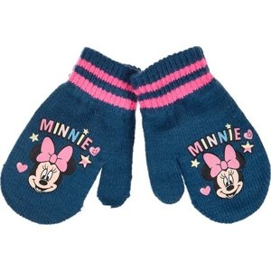 Minnie Mouse tmavě modré palčákové rukavice Velikost: ONE SIZE