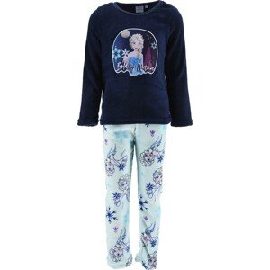 Frozen tmavě modré fleecové dívčí pyžamo Velikost: 116