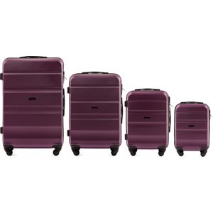 Tmavě fialová sada cestovních kufrů Lovebird AT01,  Wings, Dark purple Velikost: Sada kufrů