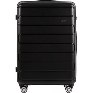 Černý kufr s TSA zámkem vel. L IBIS DQ181-03,Wings L, Black Velikost: L