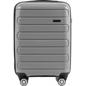 Šedý kufr s TSA zámkem vel. S IBIS DQ181-03, travel suitcase Wings S, Dark Grey- Polypropylene Velikost: S