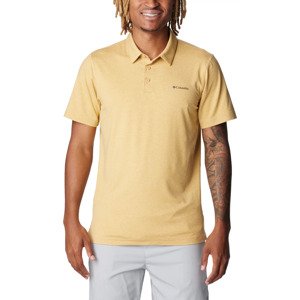 Žluté pánské polotričko Columbia Tech Trail Polo Shirt 1768701292 Velikost: L