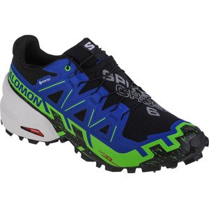 Modro-černé trekkingové boty Salomon Spikecross 6 GTX 472687 Velikost: 44