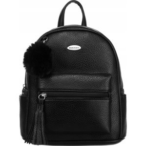 Rovicky Černý stylový batoh s přívěskem R-PZP-02 Velikost: ONE SIZE