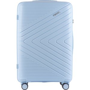 Světle modrý kufr s TSA zámkem vel. L PRIMROSE DQ181-05,  Wings L, Light Blue - Polypropylene Velikost: L