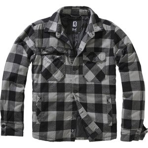 BRANDIT bunda Lumber Jacket Černo-charcoal Velikost: 3XL