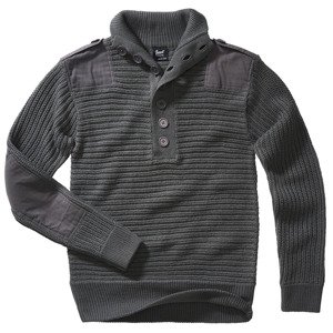 BRANDIT svetr Alpin Pullover antracit Velikost: 4XL