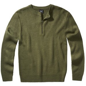 BRANDIT svetr Armee Pullover olivová Velikost: XL