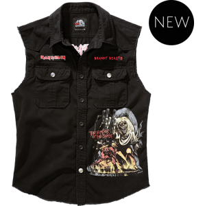 BRANDIT košile Iron Maiden Vintage Shirt sleeveless NOTB černá Velikost: 4XL