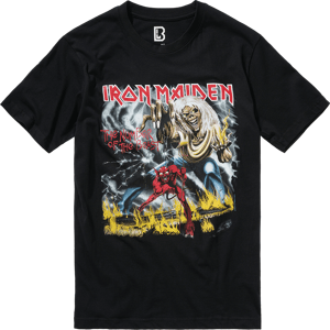 BRANDIT tričko Iron Maiden T Shirt Number of the Beast II Černá Velikost: 3XL