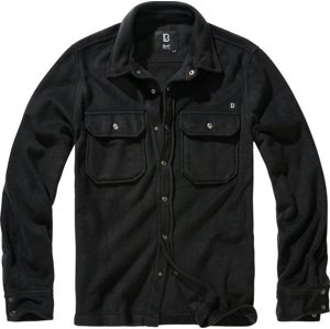 BRANDIT košile Jeff Fleece Shirt Long Sleeve černá Velikost: 3XL