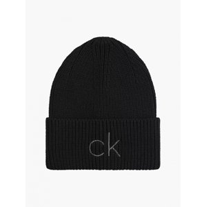 Calvin Klein dámská černá čepice - OS (BAX)