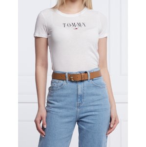 Tommy Jeans dámské bílé tričko - S (YBR)
