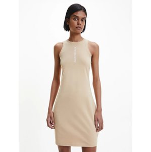 Calvin Klein dámské hnědé šaty - M (AB0)