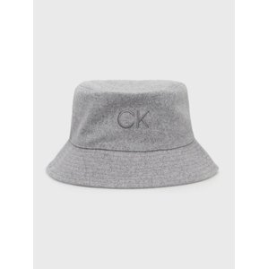 Calvin Klein dámský šedý klobouk - OS (PAA)