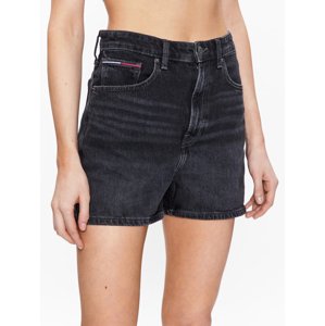 Tommy Jeans dámské černé džínové šortky - 28/NI (1BZ)