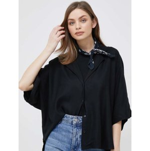 Calvin Klein dámská černá košile - L (BEH)