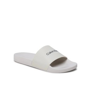 Calvin Klein pánské béžové pantofle - 46 (ABY)