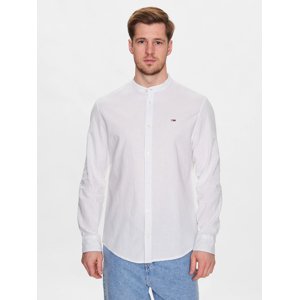 Tommy Jeans pánská bílá košile - XXL (YBR)