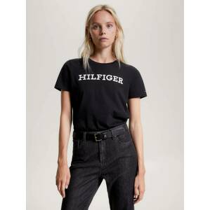 Tommy Hilfiger dámské černé tričko - XL (BDS)