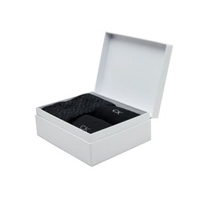Calvin Klein pánské černé ponožky 3pack - ONE (001)