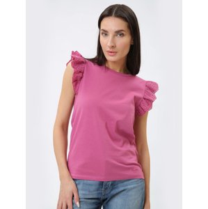 Pepe Jeans dámské růžové tričko - L (363)