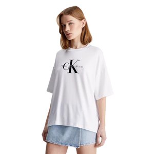 Calvin Klein dámské bílé tričko - S (BEH)