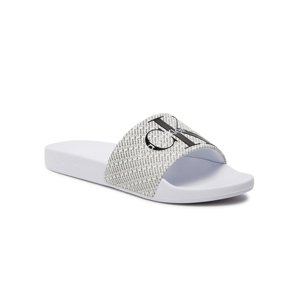 Calvin Klein dámské bílé pantofle  - 39 (01W)