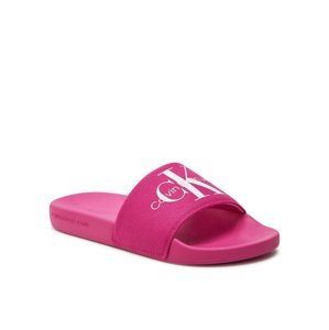 Calvin Klein dámské růžové pantofle - 39 (0J3)