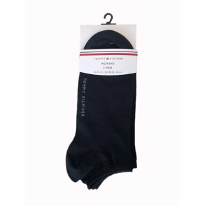 Tommy Hilfiger dámské černé ponožky 2 pack