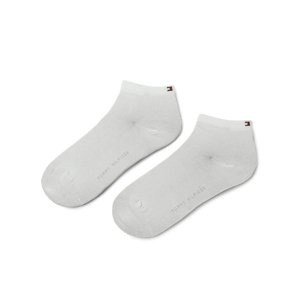 Tommy Hilfiger dámské bílé ponožky 2 pack - 35 (300)