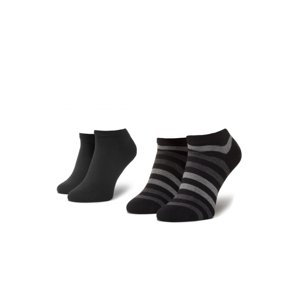 Tommy Hilfiger pánské černé  ponožky 2 pack