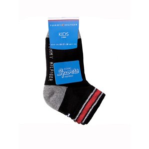 Tommy Hilfiger dětské černé ponožky - 31 (200)