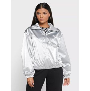 Calvin Klein dámská stříbrná bunda - L (0IN)