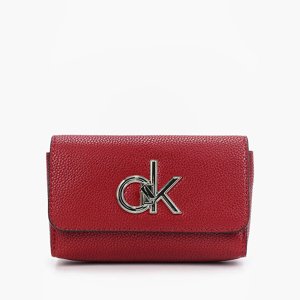 Calvin Klein dámská vínová ledvinka Re-Lock  - OS (XCL)