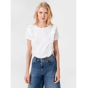 Pepe Jeans dámské bílé tričko Dante - L (800)