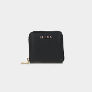 ELEGA Malá zipová peněženka ELEGA černá structure/zlato