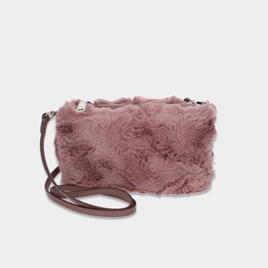 ELEGA Mini kabelka Fluffy růžová plyš