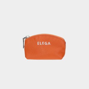 ELEGA Klíčenka zipová Mobi oranžová/stříbro